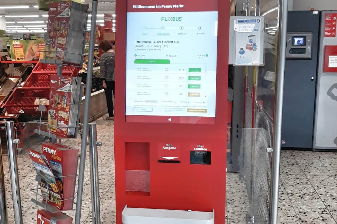 Flixbus kann man jetzt bei Penny buchen und bar bezahlen