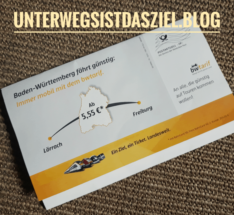 Postwurfsendung: Baden-Würtemberg fährt günstig mit dem bwtarif