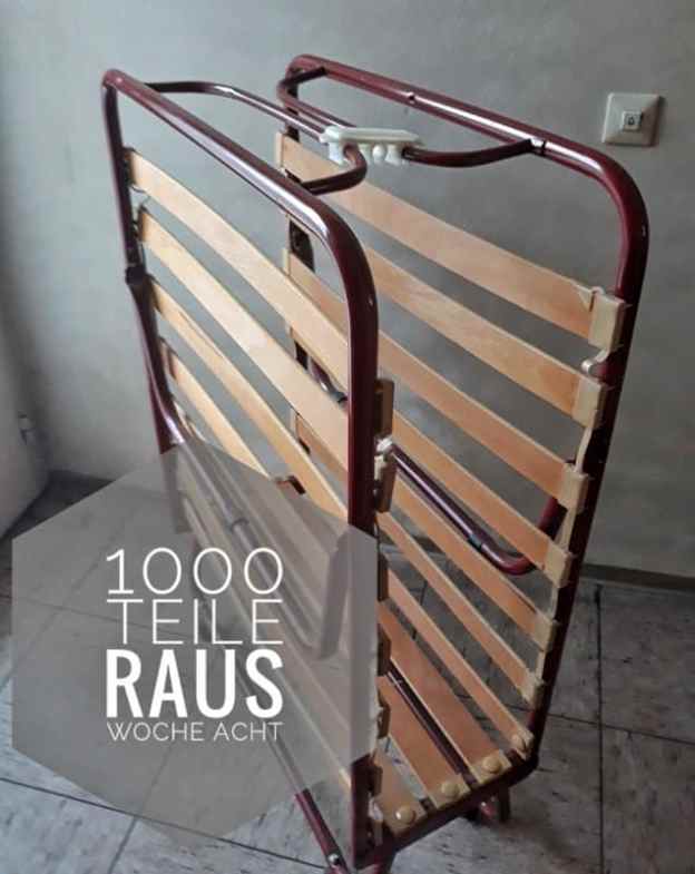 1000 Teile raus Woche acht