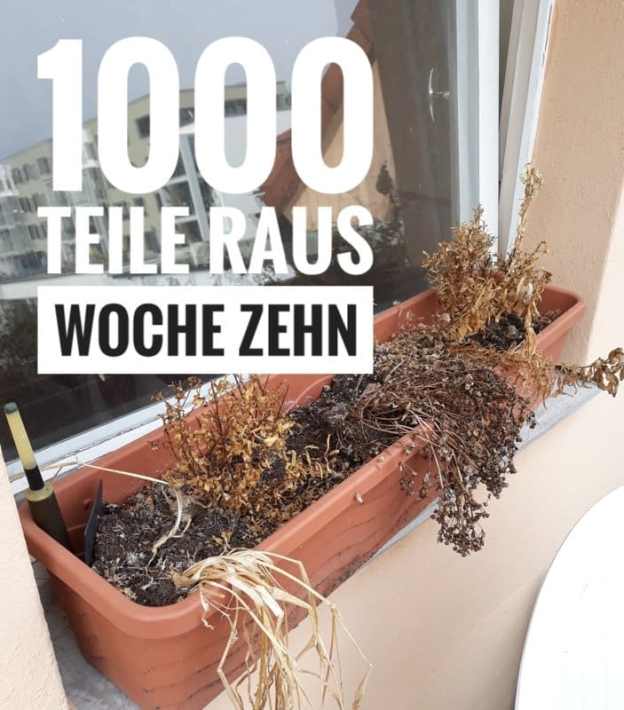 1000 Teile raus, Woche Zehn