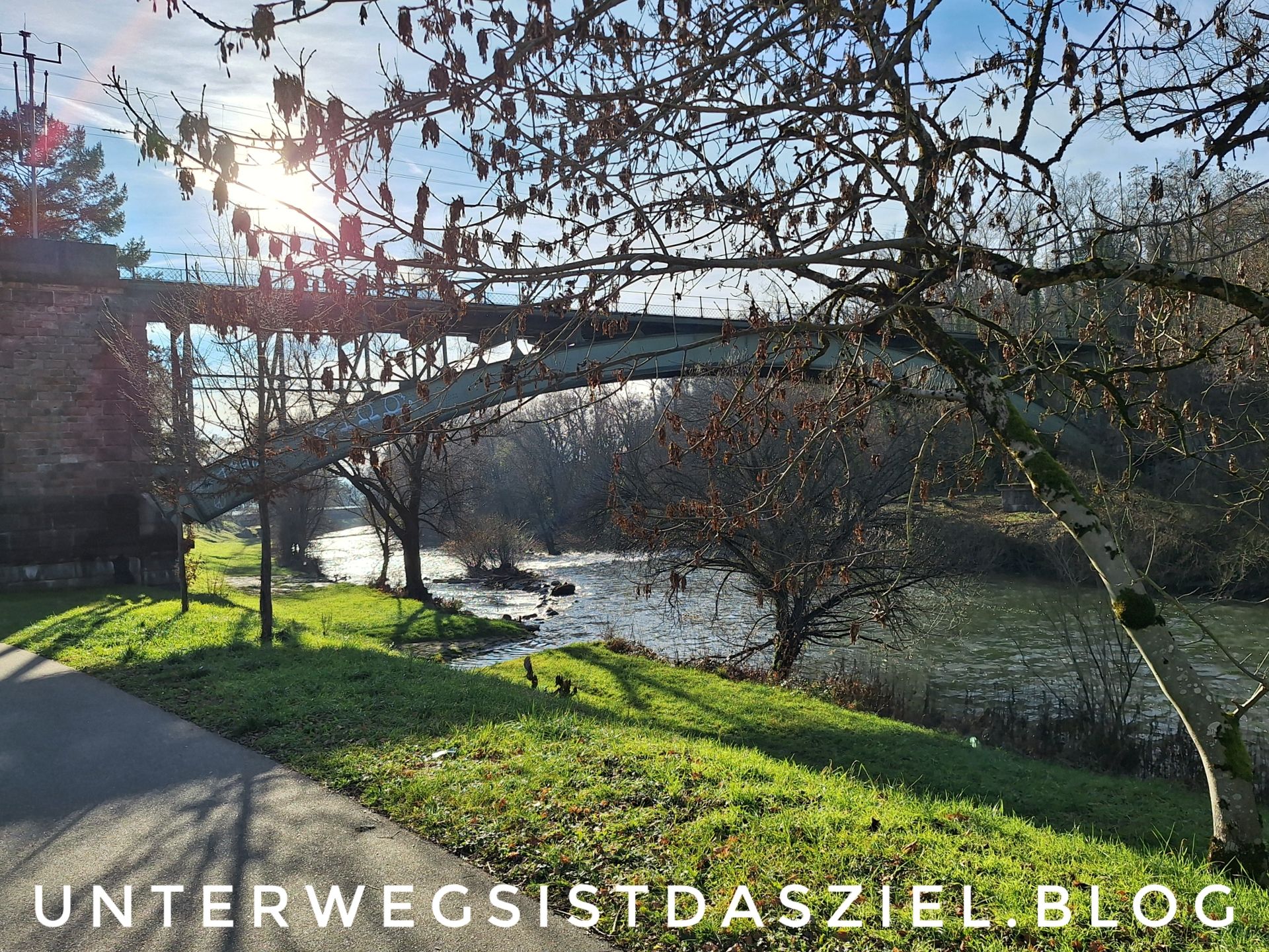 Mein entspannter Spaziergang an der Wiese